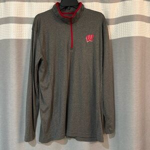Men’s Wisconsin Badgers XL 1/4 Zip